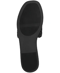Journee Collection Women's Prisilla Single Band Slide Flat Sandals