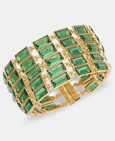 Lauren Ralph Lauren Baguette Stone Multi-Row Flex Bracelet