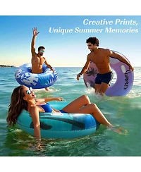 Gnuadz Heart Pool Float Tube Ring Summer Swimming Loungers Beach Party Toys