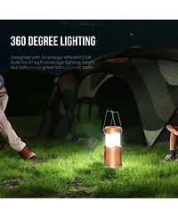 Gnuadz 4 pack Led Camping Lantern Flashlight Portable Collapsible Hanging Emergency Light