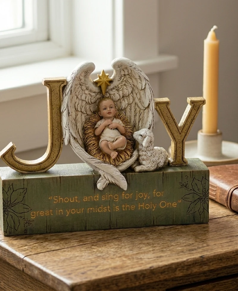 Napco 6" Joy Baby Jesus in Angel Wings