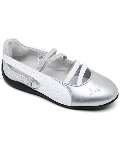 Puma Little Girls Speedcat Ballet Suede Mary Jane Casual Shoes from Finish Line
