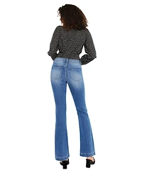 KanCan Women's Bernadette Mid Rise Bootcut Jeans