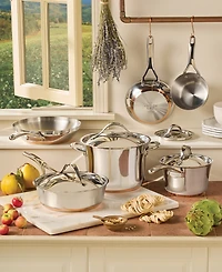 Anolon Nouvelle Copper Stainless Steel Cookware Set, 10 Piece