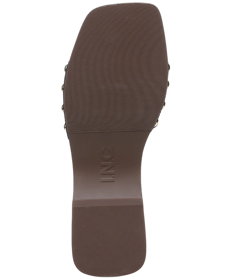 I.n.c. International Concepts Women's Ullaa Wood Slide Sandals, Macy's Exclusive