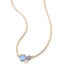 brook & york Gold-Tone Plated Victoria Opal Necklace