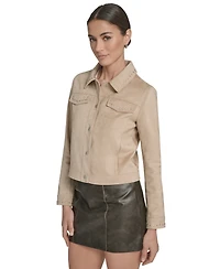 Levi's Women's Laydown Collar Studded Jacket