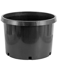 Pro Cal 10 Gallon Premium Nursery Black Plastic Planter Garden Grow Pots, 5 Pack