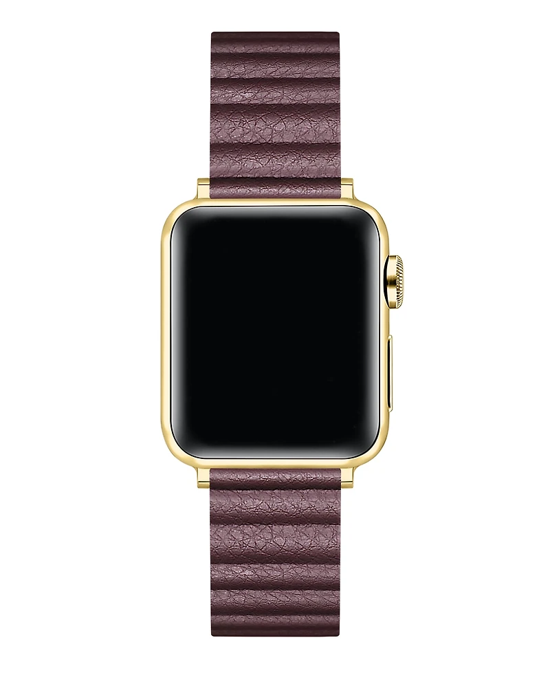 Posh Tech Dakota Faux Leather Band for Apple Watch