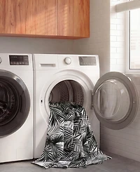 Creative Home Ideas Havanna Palm 13-Pc. Fabric Shower Curtain Set