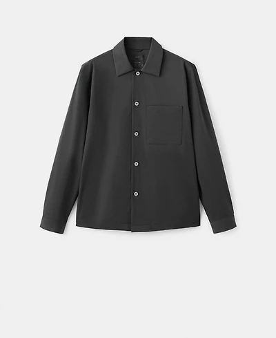 Mango Men's Non-Iron Pocket Overshirt