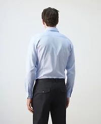 Mango Men's Slim Fit Striped Cotton Shirt