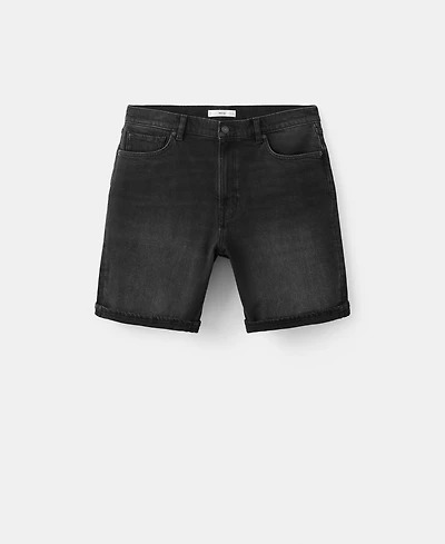 Mango Men's Slim-Fit Denim 9.45" Bermuda Shorts
