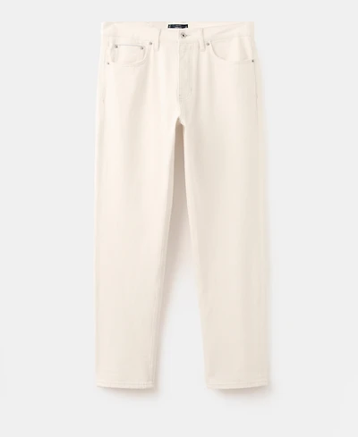 Mango Men's Regular-Fit Cropped Jeans