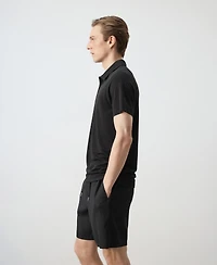 Mango Men's Fine-Knit Polo Shirt