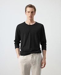 Mango Men's Henley T-Shirt