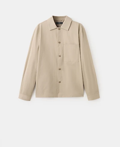 Mango Men's Non-Iron Pocket Overshirt