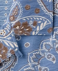 Mango Men's Printed Short-Sleeved Shirt