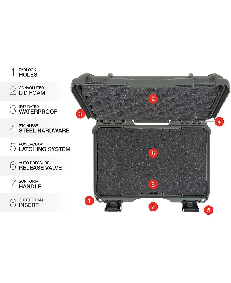 Nanuk 909 Case with Foam