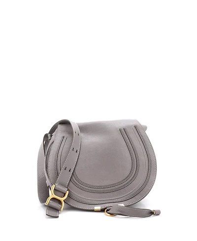Pre-Owned Chloe Medium Marcie Saddle Bag Leather