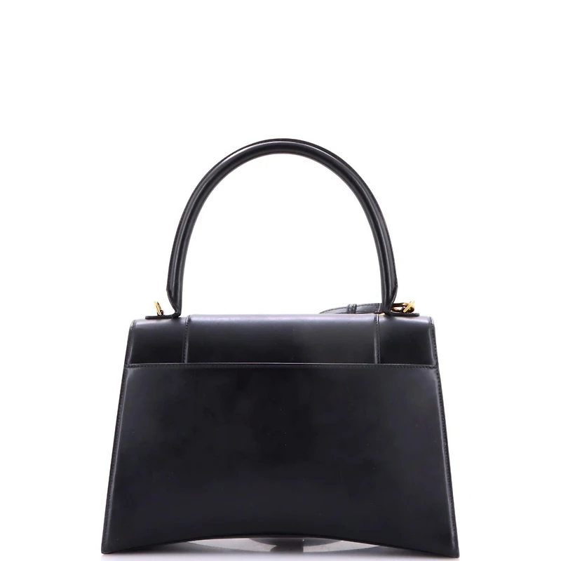 Pre-Owned Balenciaga New Medium Hourglass Top Handle Bag Leather