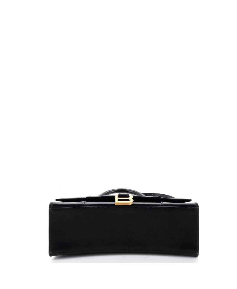 Pre-Owned Balenciaga Medium Hourglass Top Handle Bag Leather