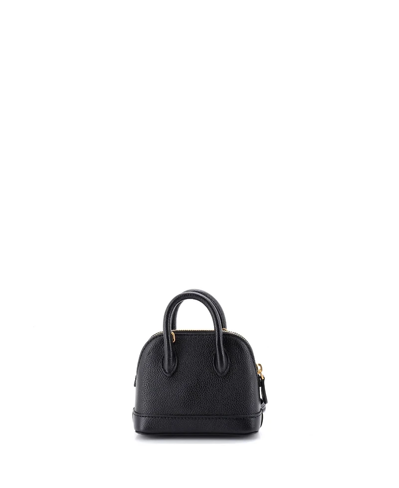 Pre-Owned Balenciaga Nano Logo Ville Bag Leather