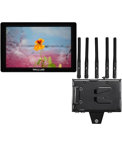 SmallHD Indie 7 7" Full-hd 16:9 Touchscreen On-Camera Monitor with Teradek Bolt 4K Rx Monitor Module for Cine 7