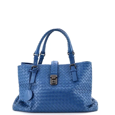 Pre-Owned Bottega Veneta Large Roma Bag Intrecciato Nappa