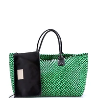 Pre-Owned Bottega Veneta Medium Cabat Tote Intrecciato Brushed Calfskin