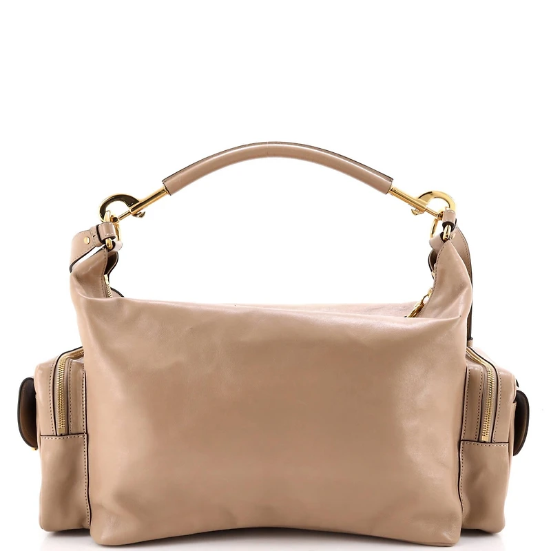 Pre-Owned Chloe Large Camera Shoulder Bag Leather