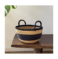 Mbare, Handwoven Stripe Bolga Basket