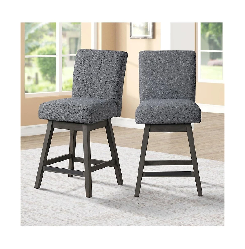 New Classic Furniture High Line Swivel Counter Chair (Set of 2