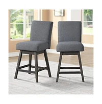 New Classic Furniture High Line Swivel Counter Chair (Set of 2