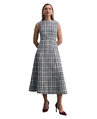 The Fold Women's Tureen Tweed Midi Dress