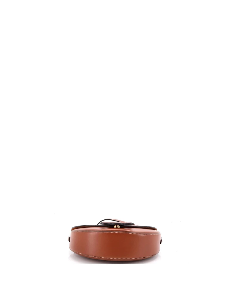 Pre-Owned Celine Cuir Triomphe Besace Flap Bag Leather