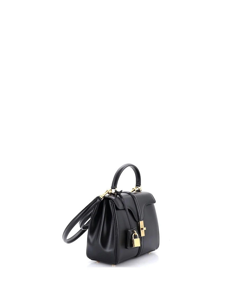 Pre-Owned Celine Small 16 Top Handle Bag Smooth Calfskin