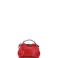 Pre-Owned Fendi Mini Peekaboo Bag Leather
