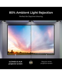 Ultimea E-alr 100'' 16:9 Home Projector Screen, Portable and Lightweight