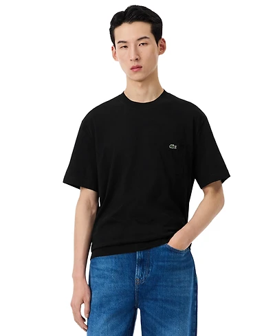 Lacoste Men's Front Pocket Crewneck Jersey T-Shirt