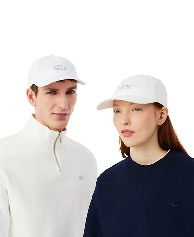 Lacoste Men's Cotton Twill Badge Cap