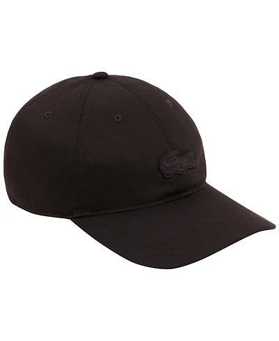 Lacoste Men's Cotton Twill Badge Cap