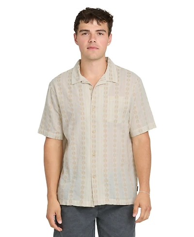 Quiksilver Men's Short-Sleeve Camp Collar Shirt
