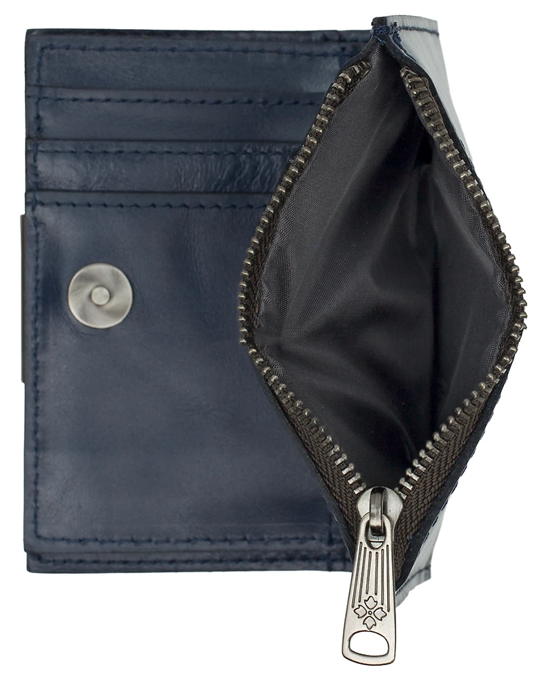 Patricia Nash Busalla Leather Bifold Zipper Wallet