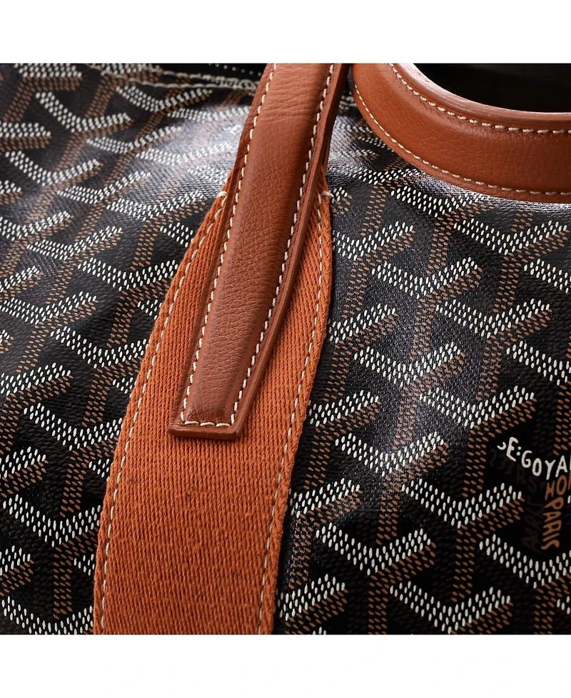 Pre-Owned Goyard 40 Barrel Sport Duffle Bag Coated Canvas