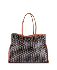 Pre-Owned Goyard Pm Hardy Pet Carrier Coated Canvas