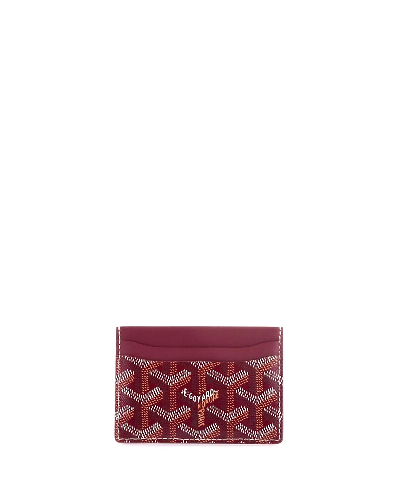 Pre-Owned Goyard Saint Sulpice Card Holder Coated Canvas