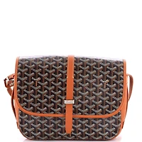 Pre-Owned Goyard Mm Belvedere Ii Messenger Bag Coated Canvas