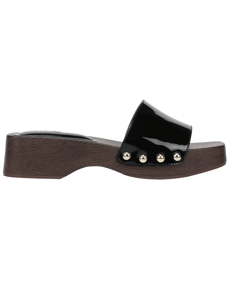 I.n.c. International Concepts Women's Ullaa Wood Slide Sandals, Macy's Exclusive