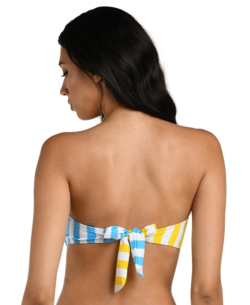 La Blanca Women's Coastal Club House Twist Front Bikini Top